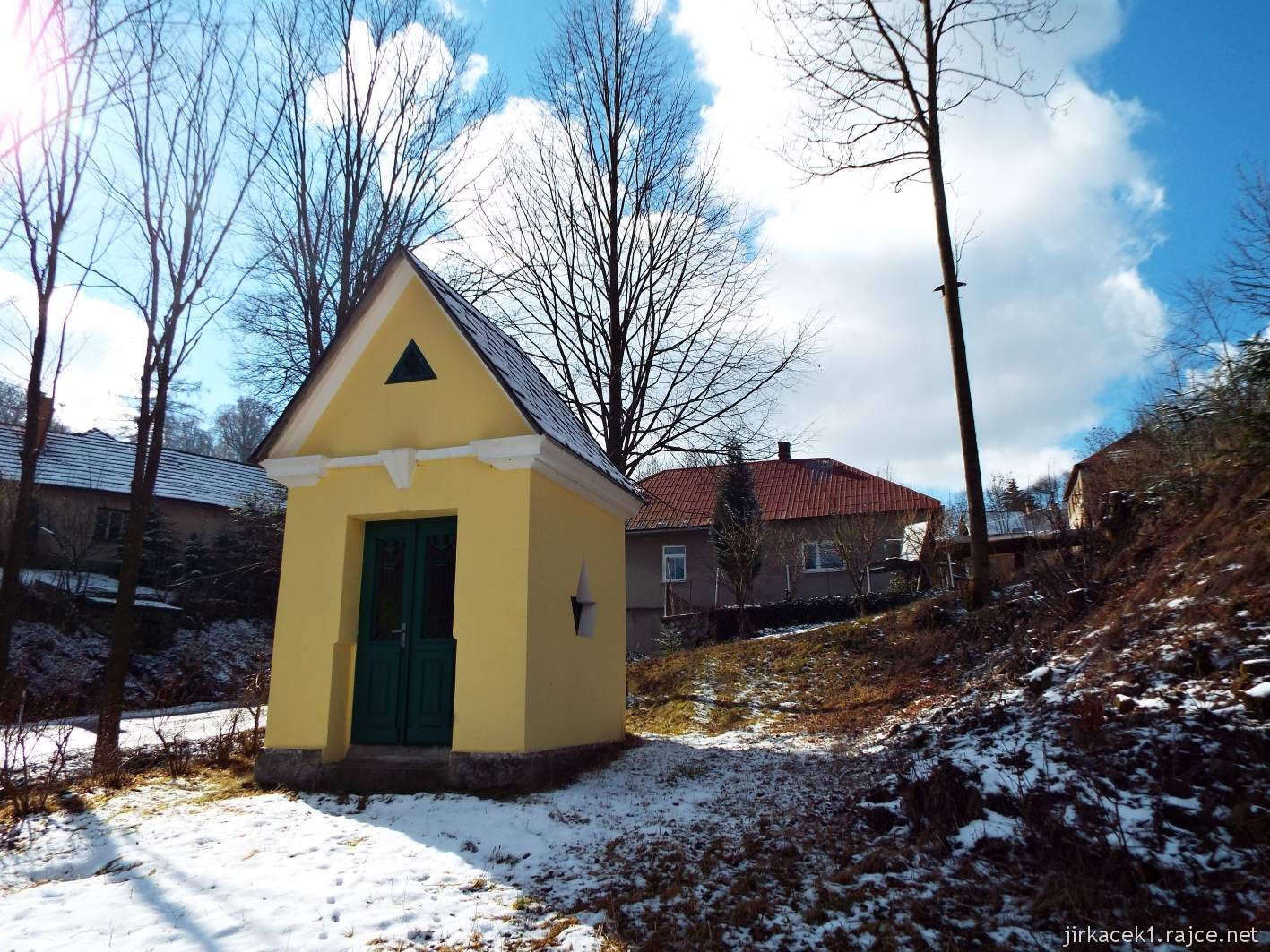 Potštát - kaple sv. Barbory v Padesáti Lánech - celkový pohled