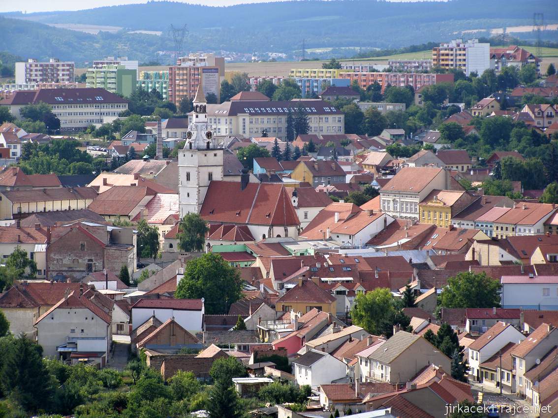 rozhledna Réna Ivančice - výhled na Ivančice