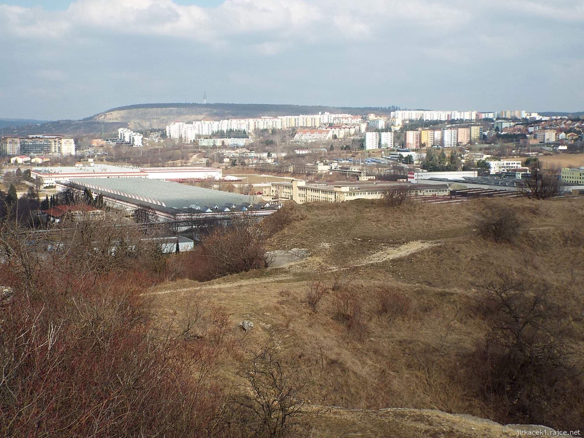 Brno - pohled na město ze Stránské skály