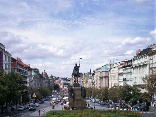 Praha, Václavské náměstí - "Na Václavským Václaváku!"