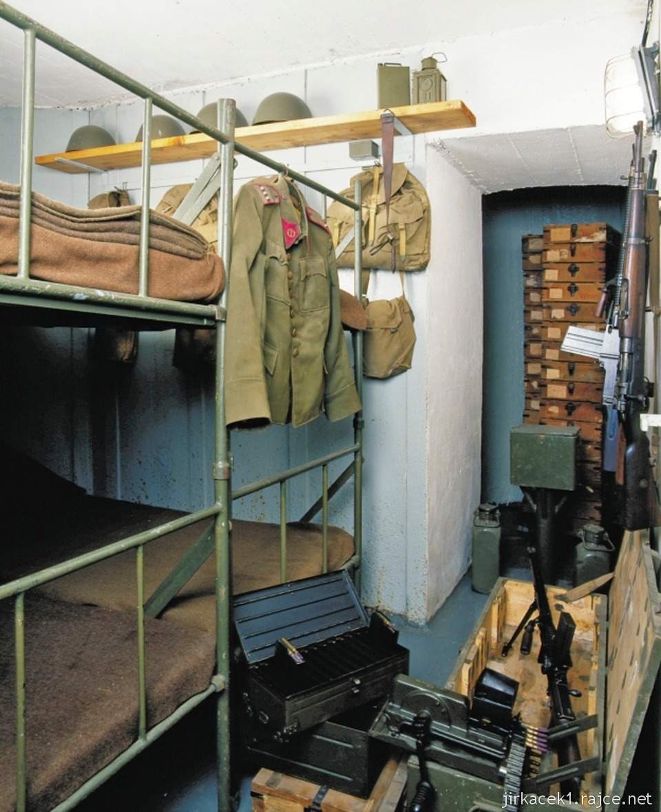 Darkovičky - čs. opevnění - pěchotní srub MO-S 19 Alej