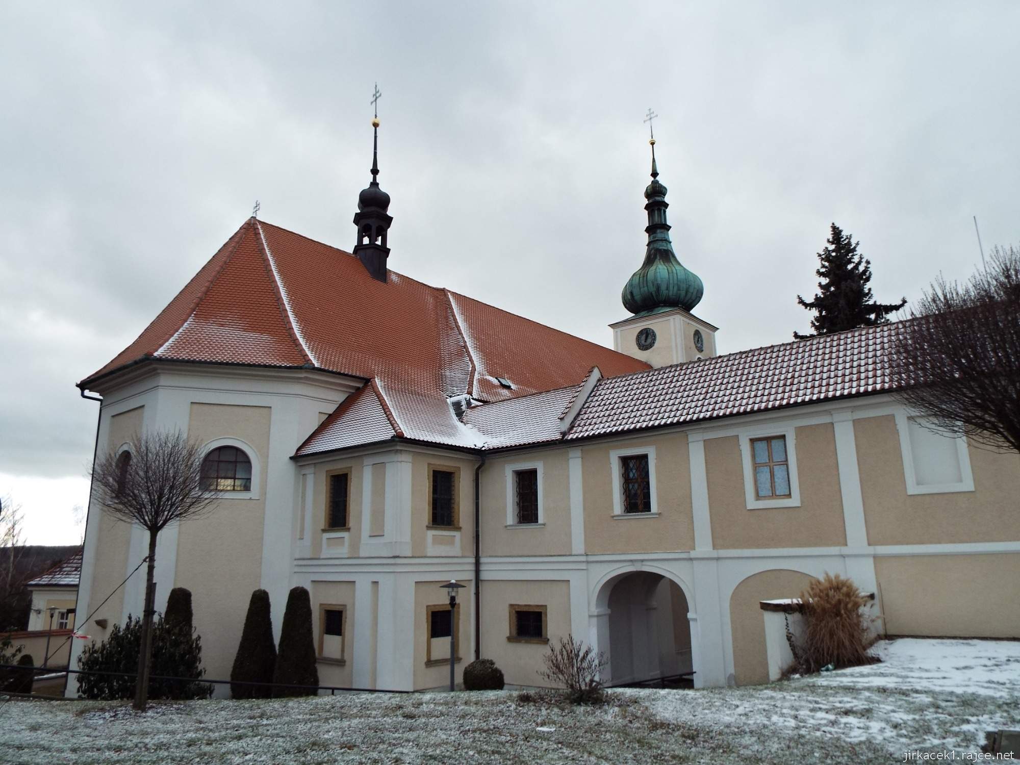 Konice - zámek a kostel